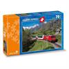 Carta Media 07720 Puzzle Glacier Express bei Stalden, 70 Teile