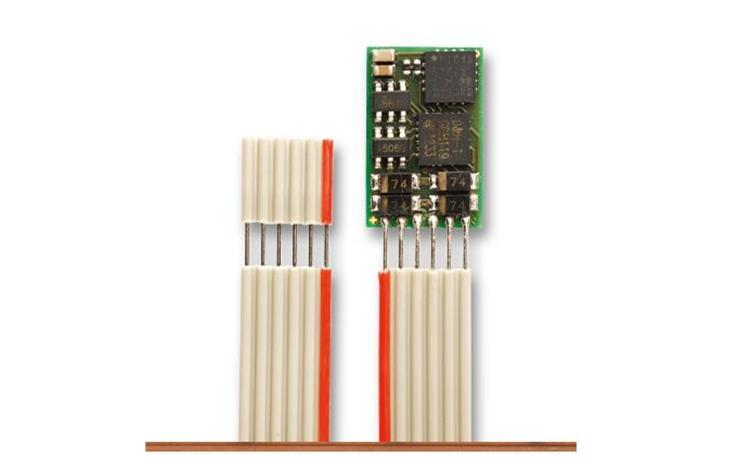 Doehler & Haas DH10C-1 Fahrzeugdecoder Flachbandkabel für NEM651, 6-polig