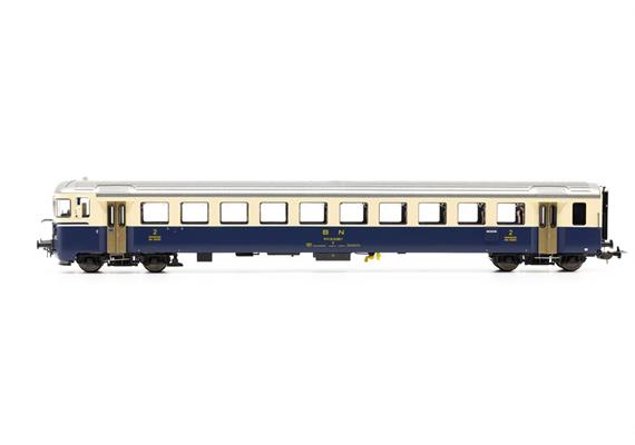 ESU 36668 Steuerwagen Bt 990 blau/ beige BN, H0 DC/AC