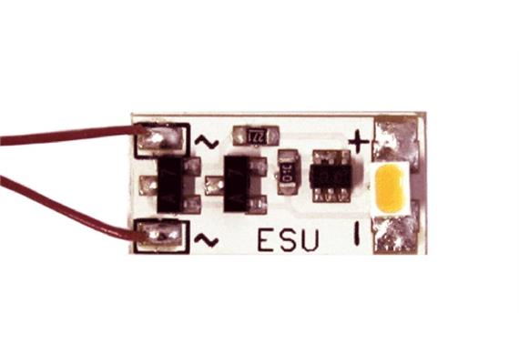 ESU 50704 Innenbeleuchtung, Führerstand, 1 LED, "Warm White", 15,0mm x 6,9mm x 2,3 mm