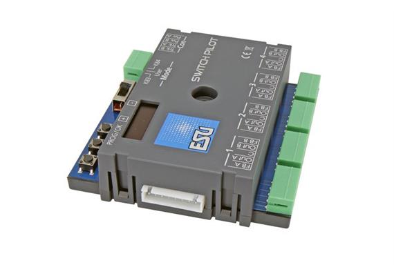 ESU 51830 SwitchPilot 3, 4-fach Magnetartikeldecoder, DCC/MM, OLED