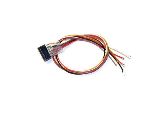ESU 51951 Kabelsatz mit 6-poliger Buchse nach NEM 651, DCC Kabelfarben, 300mm Länge