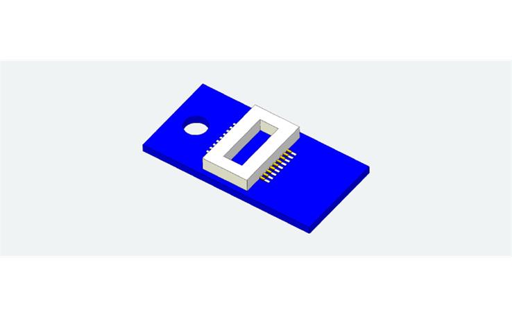 ESU 51999 Adapterplatine Next18 für 6 Ausgänge, Lötkontakten und angelöteten Kabeln