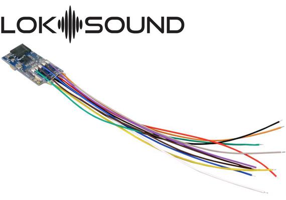 ESU 58813 LokSound 5 micro DCC/MM/SX/M4 "Leerdecoder", Einzellitzen, Lautsprecher 11x15mm