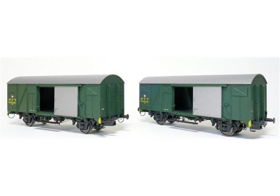 Exact-Train 20947 Güterwagen-Set Zk grün PTT, H0