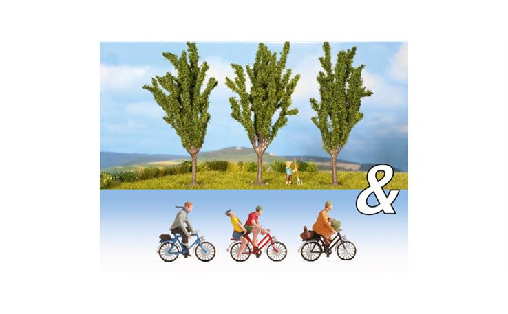 Fahradfahrer & Pappeln  Promoset 2020