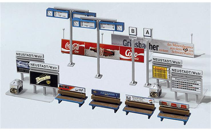 Faller 120186 Bahnsteigausschmückung