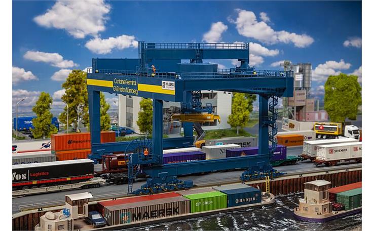 Faller 120291 Containerbrücke GVZ Hafen Nürnberg, H0