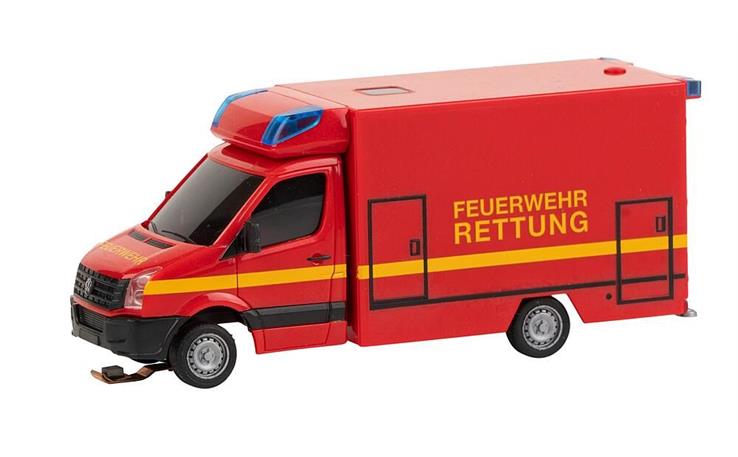 Faller 161434 VW Crafter Feuerwehr-Rettung (HERPA) Car System, H0