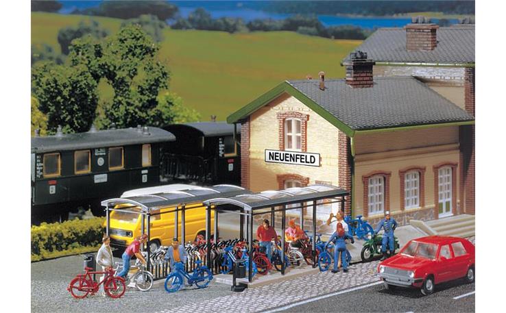 Faller 272544 Fahrradunterstand "City Compact" Spur N