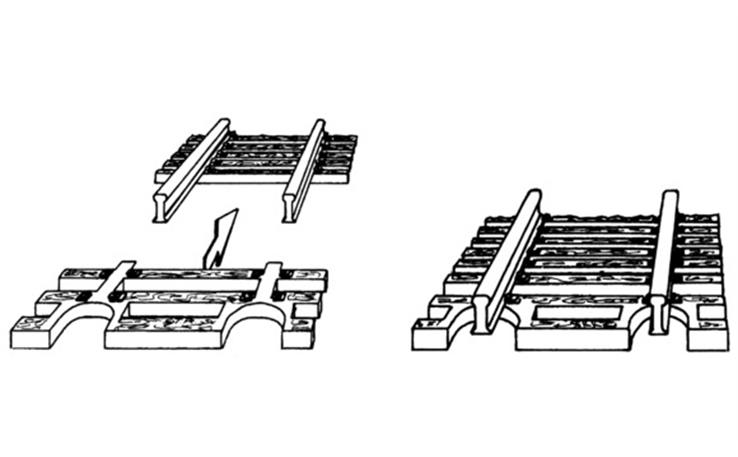 Fleischmann 22215 Schwellenendstück für Flexgleis