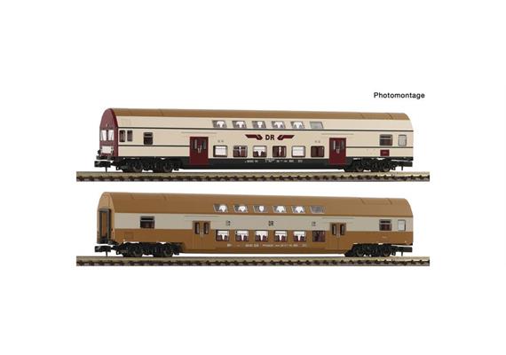 Fleischmann 6260074 2er Set DoSto Wagen Senf