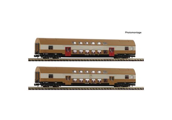 Fleischmann 6260075 2er Set DoSto Wagen Senf