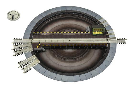 Fleischmann 665201 Drehscheibe mit elektrischem Antrieb für Mittelleiter-Wechselstromsyste