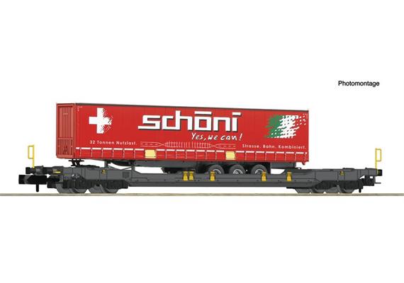 Fleischmann 6660038 Taschenwagen T5 "Schöni" Hupac, Spur N