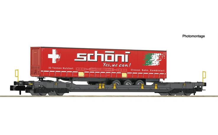 Fleischmann 6660038 Taschenwagen T5 "Schöni" Hupac, Spur N