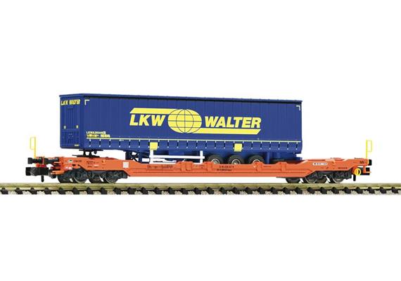 Fleischmann 6660039 Taschenwagen T5 Wascosa + LKW Walter, Spur N