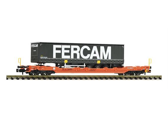 Fleischmann 6660040 Taschenwagen, Gattung Sdgnss/T5 Wascosa, Spur N