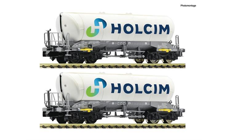 Fleischmann 6660047 Silowagen-set 2-tlg Holcim, Spur N