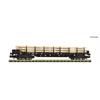 Fleischmann 6660049 Rungenwagen mit Holzbeladung SBB, Spur N