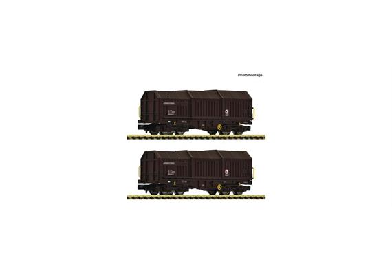 Fleischmann 6660075 2er Set Teleskophaubenwagen