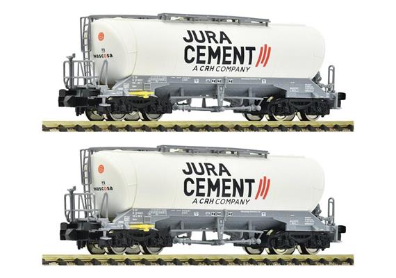 Fleischmann 6660090 Silowagenset 2-tlg Jura Cement/Wascosa, Spur N