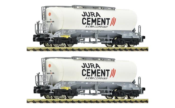 Fleischmann 6660090 Silowagenset 2-tlg Jura Cement/Wascosa, Spur N