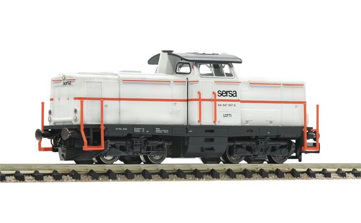 Fleischmann 721282 Diesellok Am847 "Lotti" der SERSA, Spur N Digital Sound