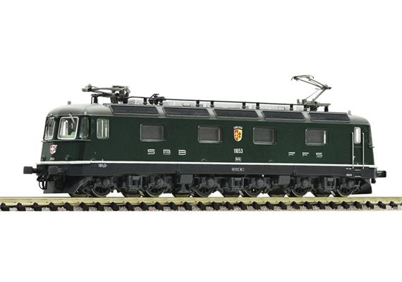 Fleischmann 734120 E-Lok Re 6/6 Gümlingen grün SBB, Spur N