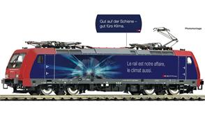 Fleischmann 738811 E-Lok Re 484 "„Gut auf der Schiene – gut fürs Klima“ SBB Cargo, Spur N