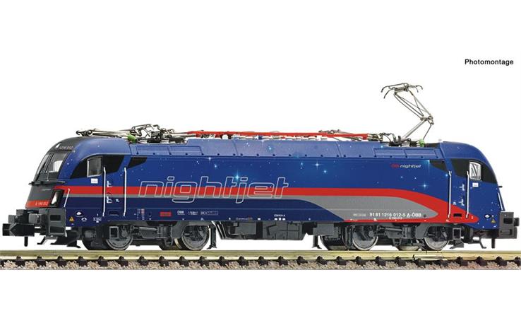 Fleischmann 781804 E-Lok Rh 1216 Nightjet ÖBB, Spur N