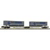 Fleischmann 825008 Doppeltaschen-Gelenkwagen T2000 Ewals AAE, Spur N