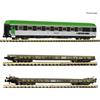 Fleischmann 827112 Güterwagen-Set 3-tlg Rollende Autobahn, RAlpin, Spur N