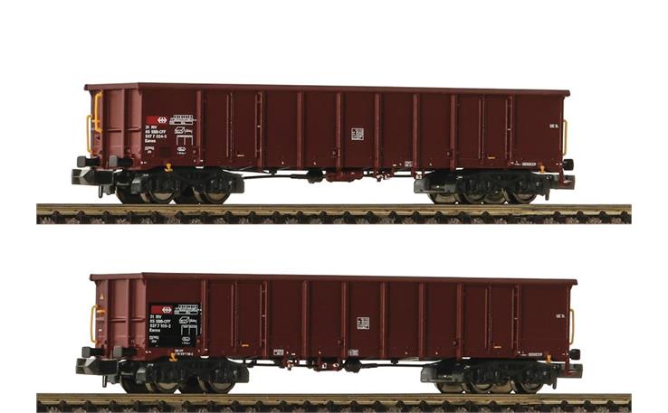 Fleischmann 830252 Güterwagenset 2-tlg Eanos SBB, Spur N