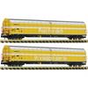 Fleischmann 838312 Grossraum-Schiebewandwagen Set 2-tlg "Post/PTT" SBB, Spur N