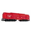 Fleischmann 8386 Teleskophaubenwagen Bauart Sahimms 900 DB-Cargo, Spur N