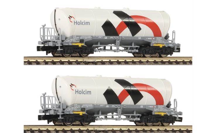 Fleischmann 848903 Silowagen-Set 2-tlg Holcim/Wascosa Spur N