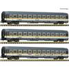 Fleischmann 881901 Eurofima Wagenset 3-tlg. "ALEX", Spur N