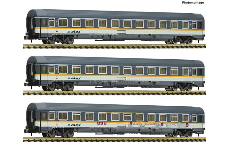 Fleischmann 881901 Eurofima Wagenset 3-tlg. "ALEX", Spur N