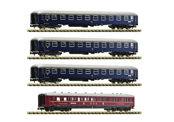 Fleischmann 881910 Personenwagenset 4-tlg "F 38 Hans Sachs" DB, Spur N