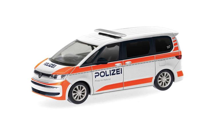 Herpa 098496 Volkswagen (VW) Multivan "Polizei Schweiz" 1/87