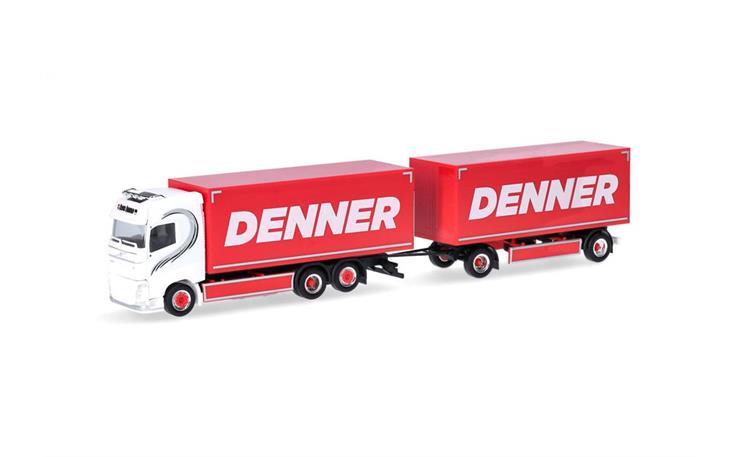 Herpa 317276 Volvo FH GL 2013 Koffer-Hängerzug "Sascha Berthold/Denner" 1/87