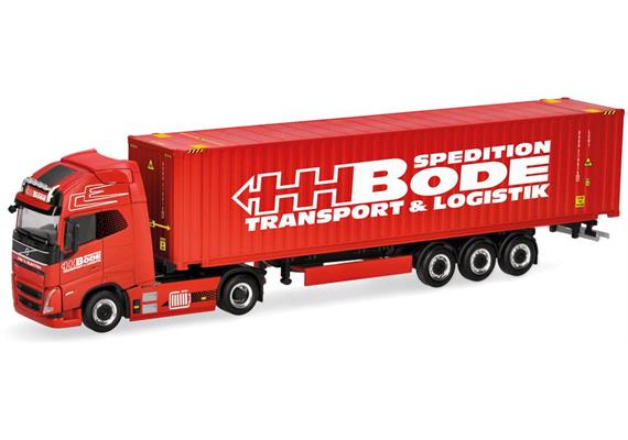 Herpa 319249 Volvo FH GL XL Electric 45ft Container-Sattelzug "HH Bode" 1/87