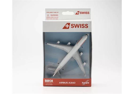 Herpa 86RT-0284 Single Airplane Swiss A340 1/500