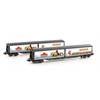 Hobbytrain H23456 Schiebewandwagen Set 2-tlg "Bischofszell - Migros" Habils SBB, Spur N