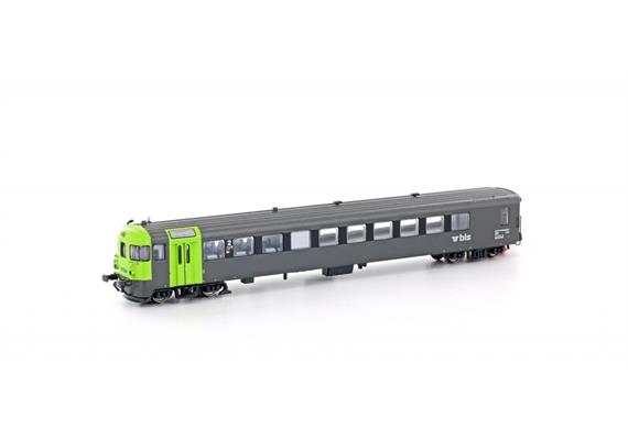 Hobbytrain H23942 Steuerwagen BDt grau/grün BLS, Spur N