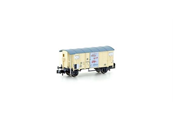 Hobbytrain H24203 Gedeckter Güterwagen K2 "Schokolade" SBB, Spur N