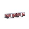 Hobbytrain H24250 Gedeckte Güterwagen Set 2-tlg K3 SBB, Spur N