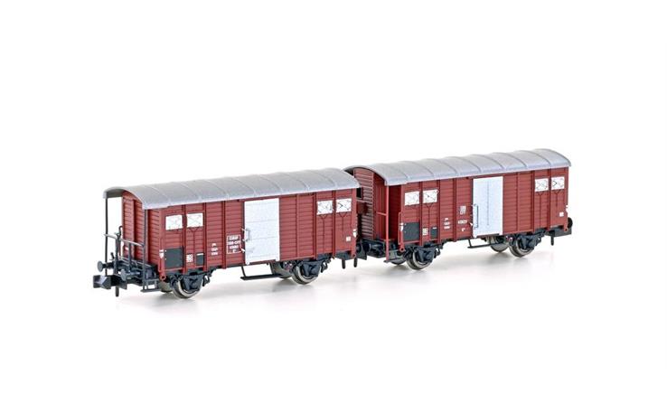 Hobbytrain H24250 Gedeckte Güterwagen Set 2-tlg K3 SBB, Spur N