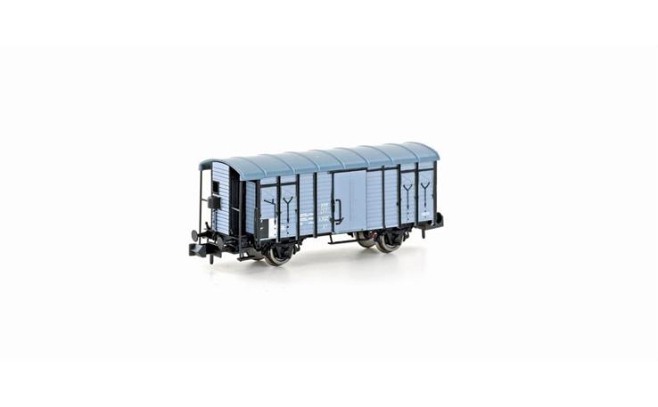 Hobbytrain H24252 Gedeckter Güterwagen K3 grau/schwarz SBB, Spur N